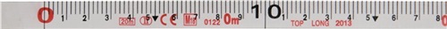 PROMAT Kapselbandmaß L.20m Band-B.13mm 2 mm/cm EG II ABS Nylon-Fiber PROMAT