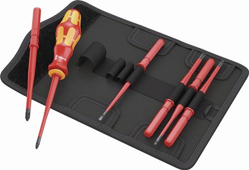 WERA Schraubendrehersatz KK VDE 7 ext.slim 1 7-tlg.Schlitz/PH/PZD/S/TX VDE WERA WERA Schraubendrehersatz KK VDE 7 ext.slim 1 7-tlg.Schlitz/PH/PZD/S/TX VDE WERA