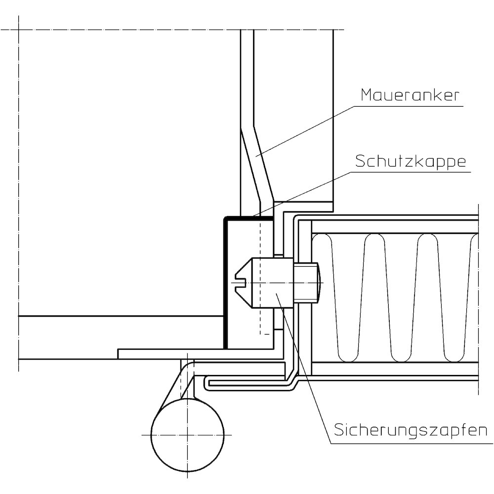 SIMONSWERK Sicherungszapfen Nr. 441, Stahl SIMONSWERK Sicherungszapfen Nr. 441, Stahl