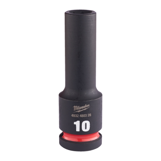 MILWAUKEE 10 x 78 mm SHOCKWAVE Schlagnuss 1/2" lang
