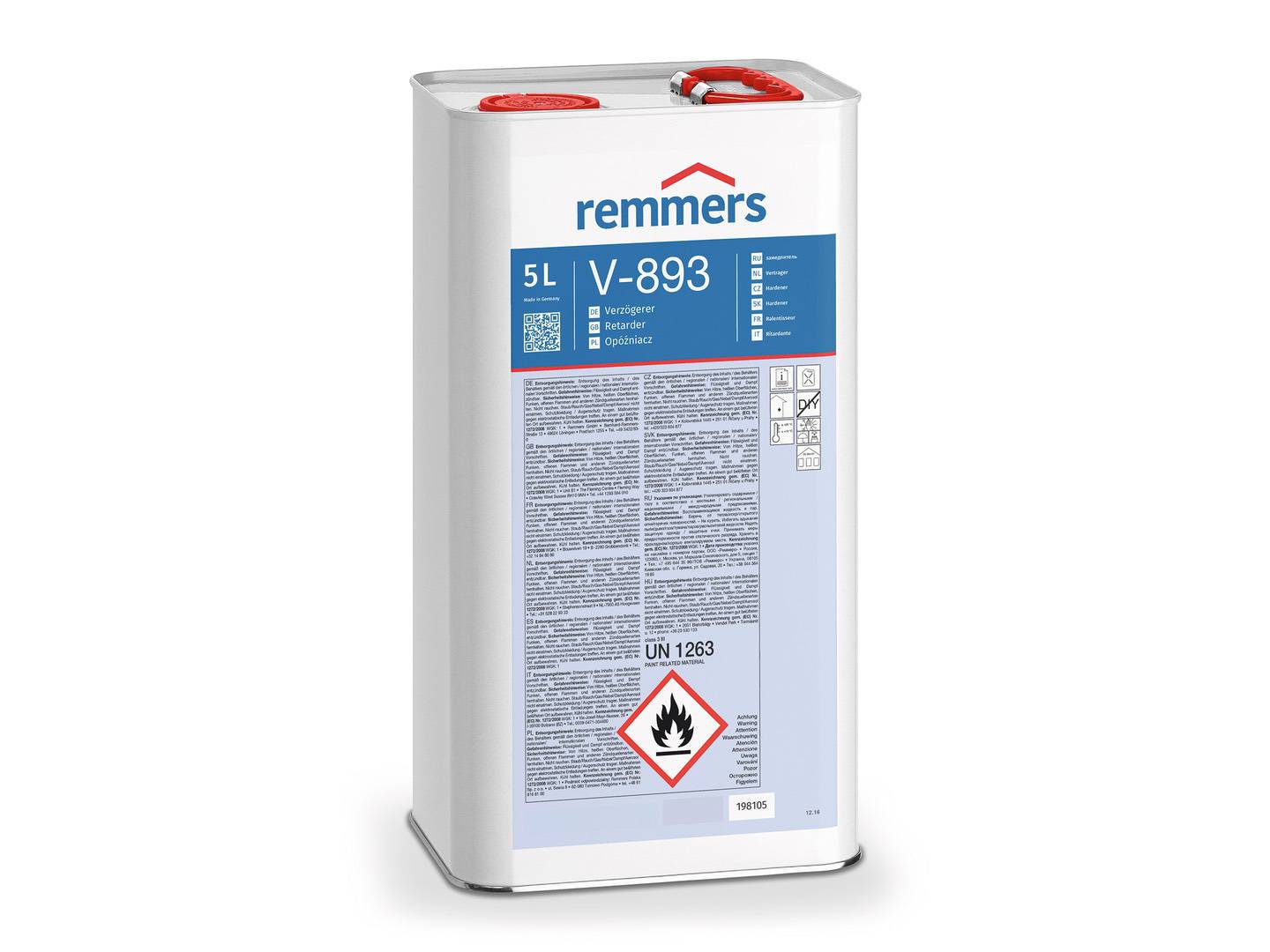 REMMERS V-893-Verzögerer 5 l