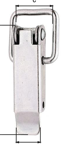 Kistenverschluss H.49mm B.13mm STA roh galv.verz.d.pass.GAH