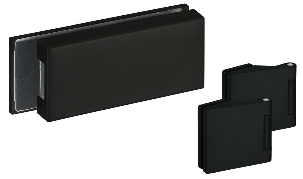 HERMAT Glastür Gegenkasten TREVISO 6074/6325.GKP, mit Bändern Edelstahl