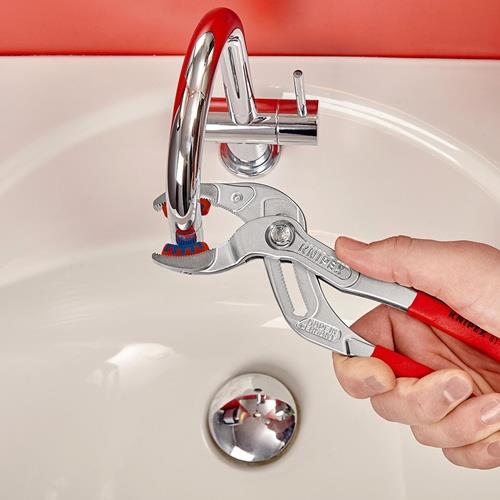 KNIPEX Syphon-/Connectorenzange L.250mm Spann-W.10-75mm verchr. KNIPEX Syphon-/Connectorenzange L.250mm Spann-W.10-75mm verchr.