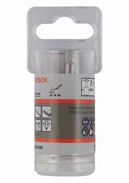 BOSCH Diamanttrockenbohrer Dry Speed, 8 x 30 mm