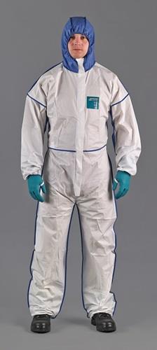 MICROGARD Schutzoverall AlphaTec® 1800 Comfort Gr.L weiß/blau PSA III ANSELL