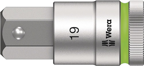 WERA Steckschlüsseleinsatz 8740 C HF 1/2 Zoll SW 19mm L.60mm WERA WERA Steckschlüsseleinsatz 8740 C HF 1/2 Zoll SW 19mm L.60mm WERA