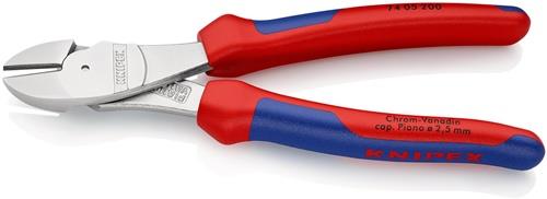 KNIPEX Kraftseitenschneider L.200mm Form 0 2K-Hülle KNIPEX