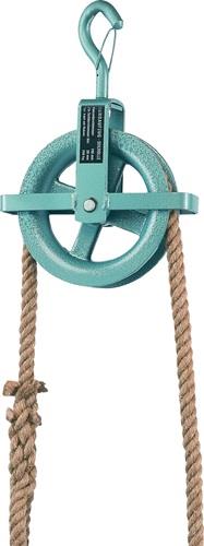 BRAUN Baurolle Seilrad-D.190mm m.Hakensicherung u.Kreuzbügel BRAUN