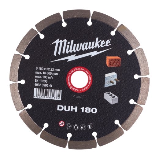 MILWAUKEE für harte Materialien Diamanttrennscheibe DUH 180 mm