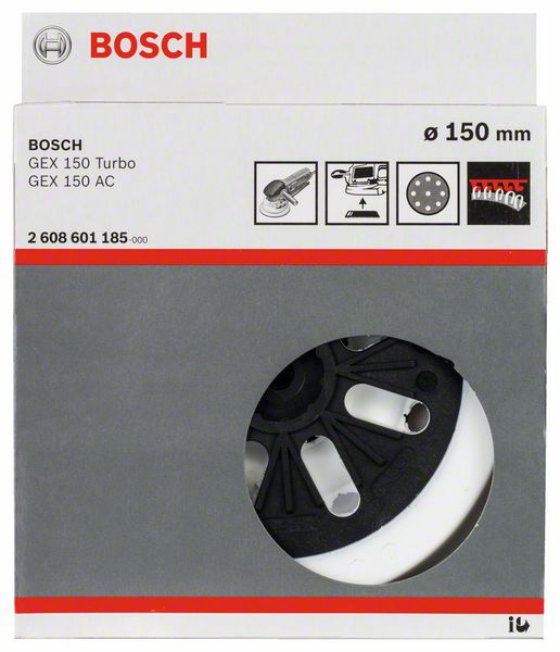 BOSCH Schleifteller mittelhart, 150 mm, für GEX 125-150 AVE, GEX 150