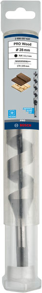 BOSCH Holzschlangenbohrer, Sechskant 28 x 170 x 235 mm, d 11,1 mm