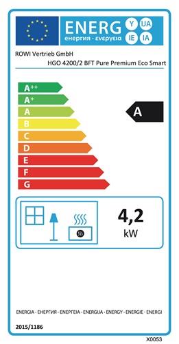 ROWI Gasheizer HGO 4200/2 BFT Pure Premium Eco Smart 4200 W 40 m³/h ROWI