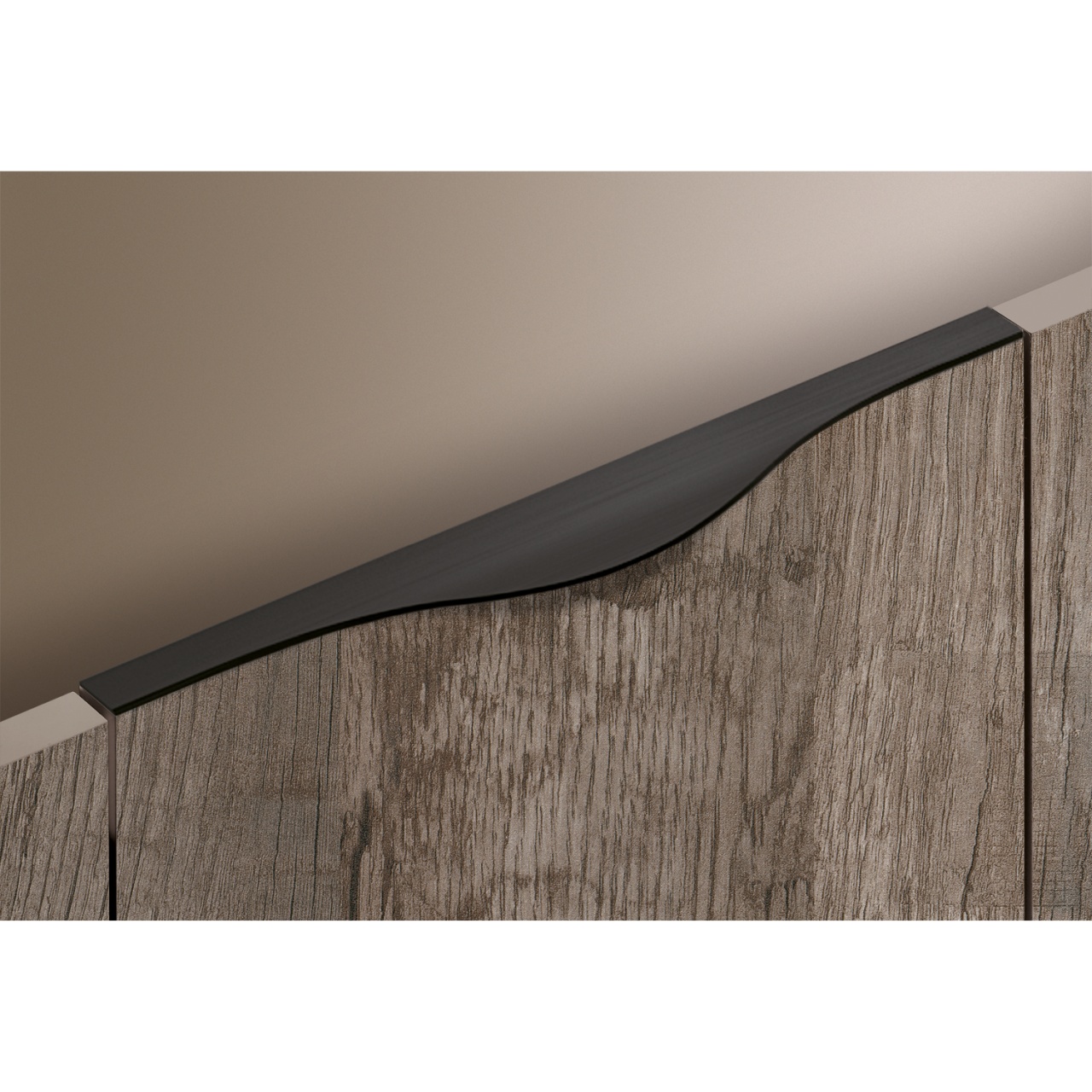 HETTICH Griff Veronia, •–• 160, L 176 mm, B 20 mm, H 30 mm, Edelstahl Optik gebürstet, 9097946 HETTICH Griff Veronia, •–• 160, L 176 mm, B 20 mm, H 30 mm, Edelstahl Optik gebürstet, 9097946