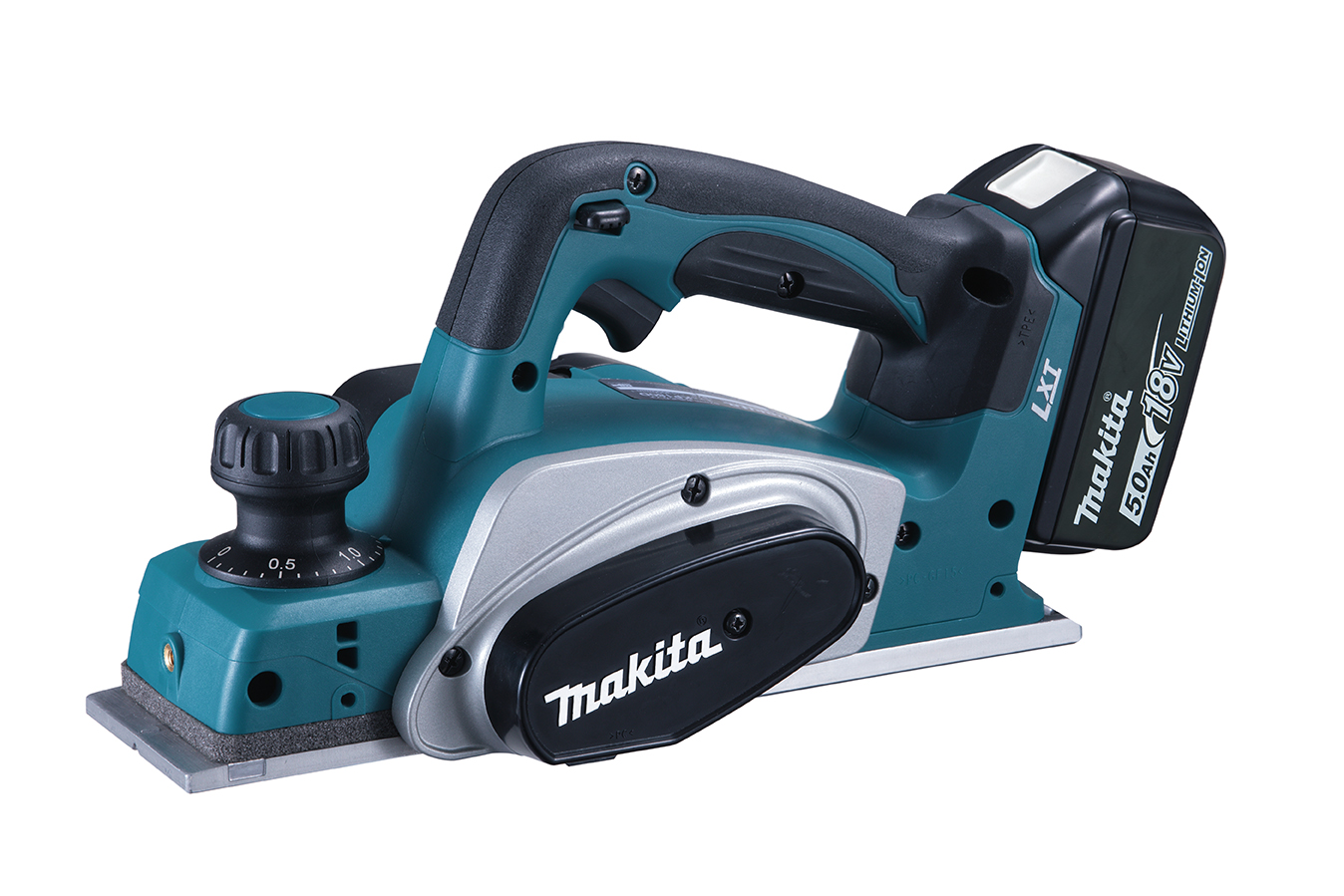 MAKITA Akku-Hobel 18V / 2x 5,0 Ah / 82 mm DKP180RTJ