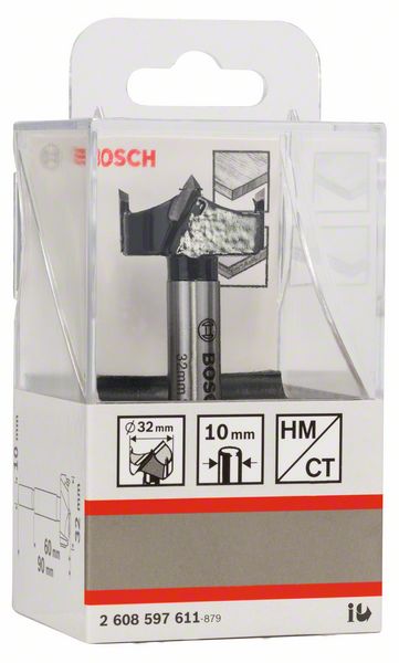 BOSCH Kunstbohrer HM, 32 x 90 mm, d 10 mm