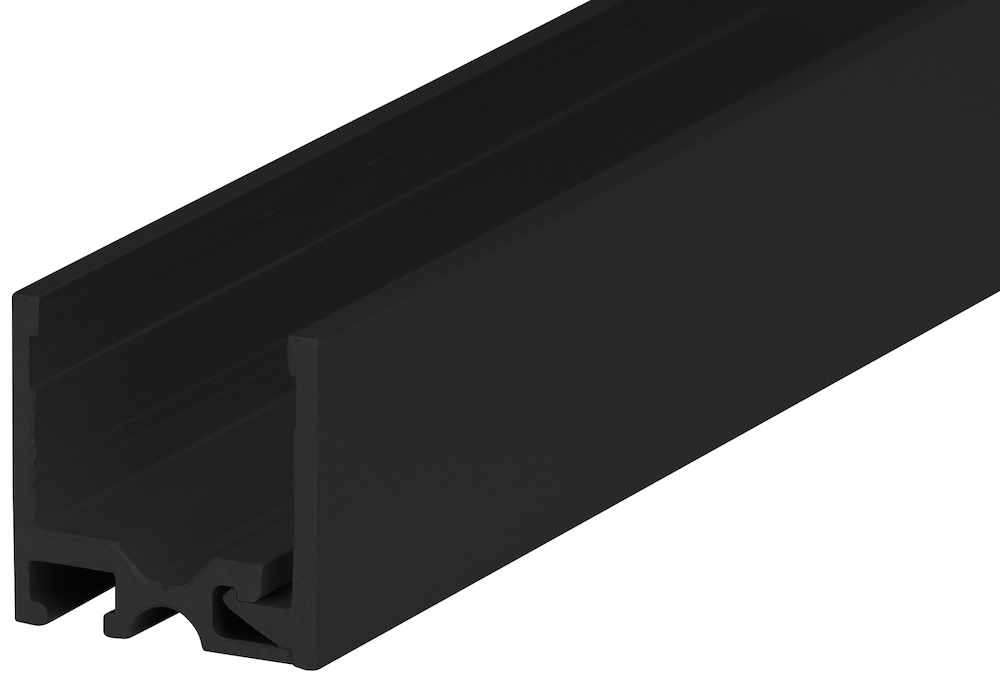 HERMAT Trennwand-Bodenclipprofil 6951/OD, ohne Dichtung, Aluminium