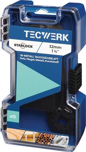 TECWERK Tauchsägeblätter B.32mm Eintauch-T.40mm 10 St.Starlock TECWERK