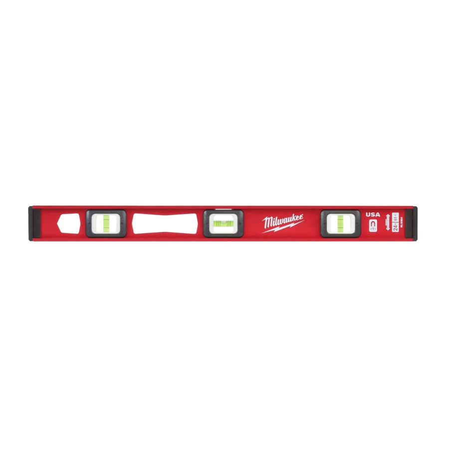MILWAUKEE 60 cm magnetisch Wasserwaage Doppel-T-Profil