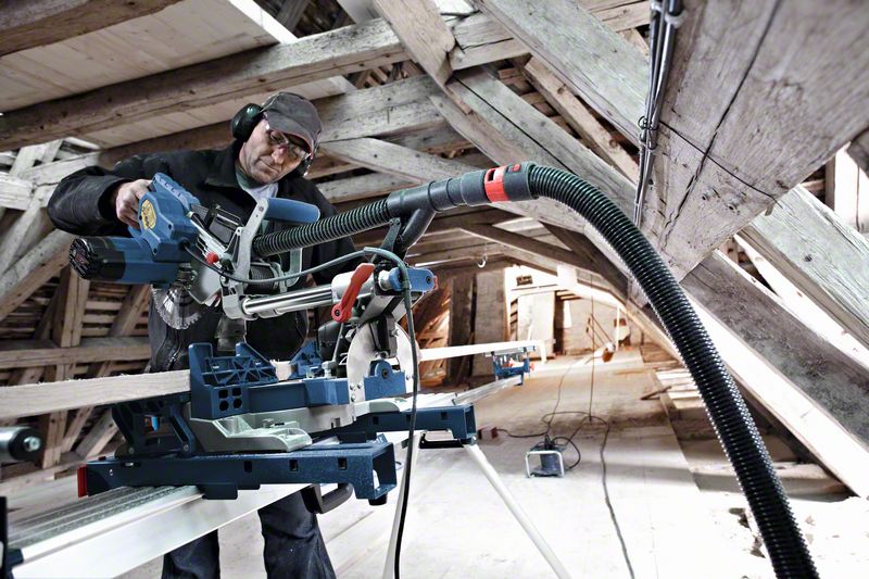 BOSCH Paneelsäge GCM 8 SJL, mit Kreissägeblatt 216 x 30 mm
