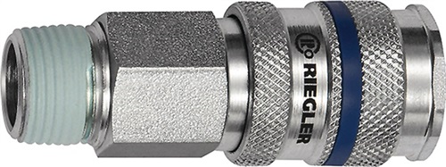 RIEGLER Schnellver.Kup.DN 7,8 IG STA Gew.G 1/4 11,45mm RIEGLER