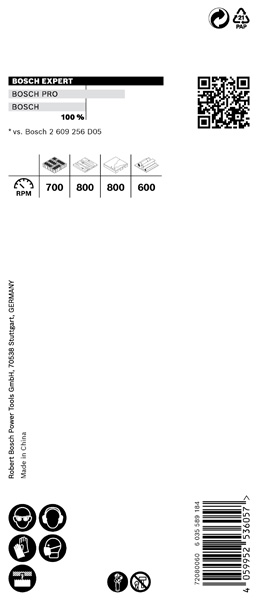 BOSCH EXPERT Construction Material Lochsäge, 40 x 60 mm. Für Dreh- und Schlagbohrer