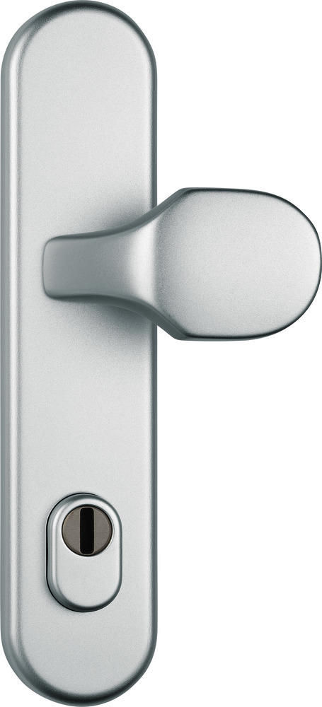 ABUS Schutz-Wechselgarnitur mit Langschild KLZS714, oval, Aluminium