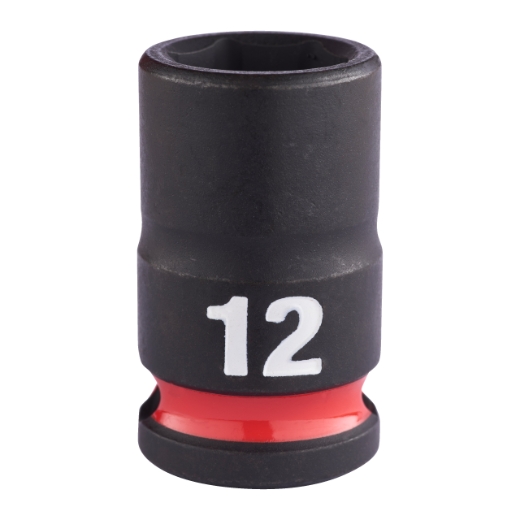 MILWAUKEE 12 x 32 mm SHOCKWAVE Schlagnuss 3/8" kurz