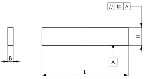 AMF Parallelunterlagenpaar Nr.6347PSP H26xB10xL150mm Superpräzision AMF