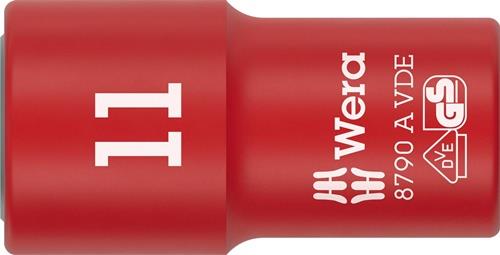 WERA Steckschlüsseleinsatz 8790 A VDE 1/4 Zoll SW 11mm L.41mm WERA