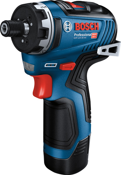BOSCH Akku-Schrauber GSR 12V-35 HX: 2 x Akku GBA 12V 3.0Ah, Schnellladegerät