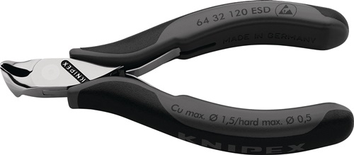 KNIPEX Elektronikvornschn.L.120mm Form 3 Facette ja,kleine spiegelpol. KNIPEX Elektronikvornschn.L.120mm Form 3 Facette ja,kleine spiegelpol.