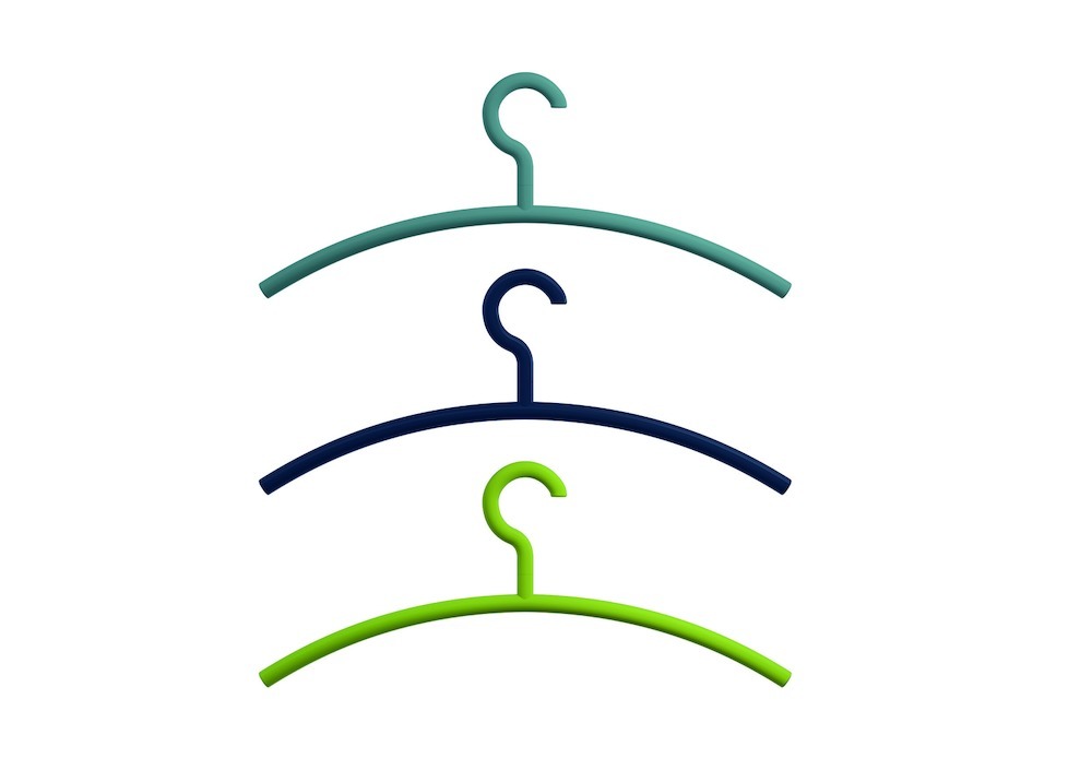 HEWI Kleiderbügel Set 570.99, Polyamid, 570.99B005