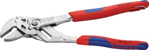 KNIPEX Zangenschlüssel L.250mm Spann-W.52mm verchr.Mehrkomp.-Hülle m.Öse KNIPEX KNIPEX Zangenschlüssel L.250mm Spann-W.52mm verchr.Mehrkomp.-Hülle m.Öse KNIPEX