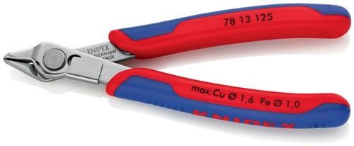 KNIPEX Elektronikseitenschneider Super-Knips® INOX L.125mm Form 1 Facette nein pol.