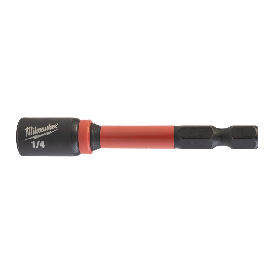 MILWAUKEE 1/4˝ x 65 mm, magnetisch SHOCKWAVE Steckschlüssel 1/4"