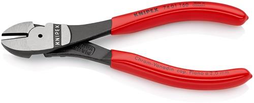 KNIPEX Kraftseitenschneider L.160mm pol.Form 0 Ku.-Überzug KNIPEX