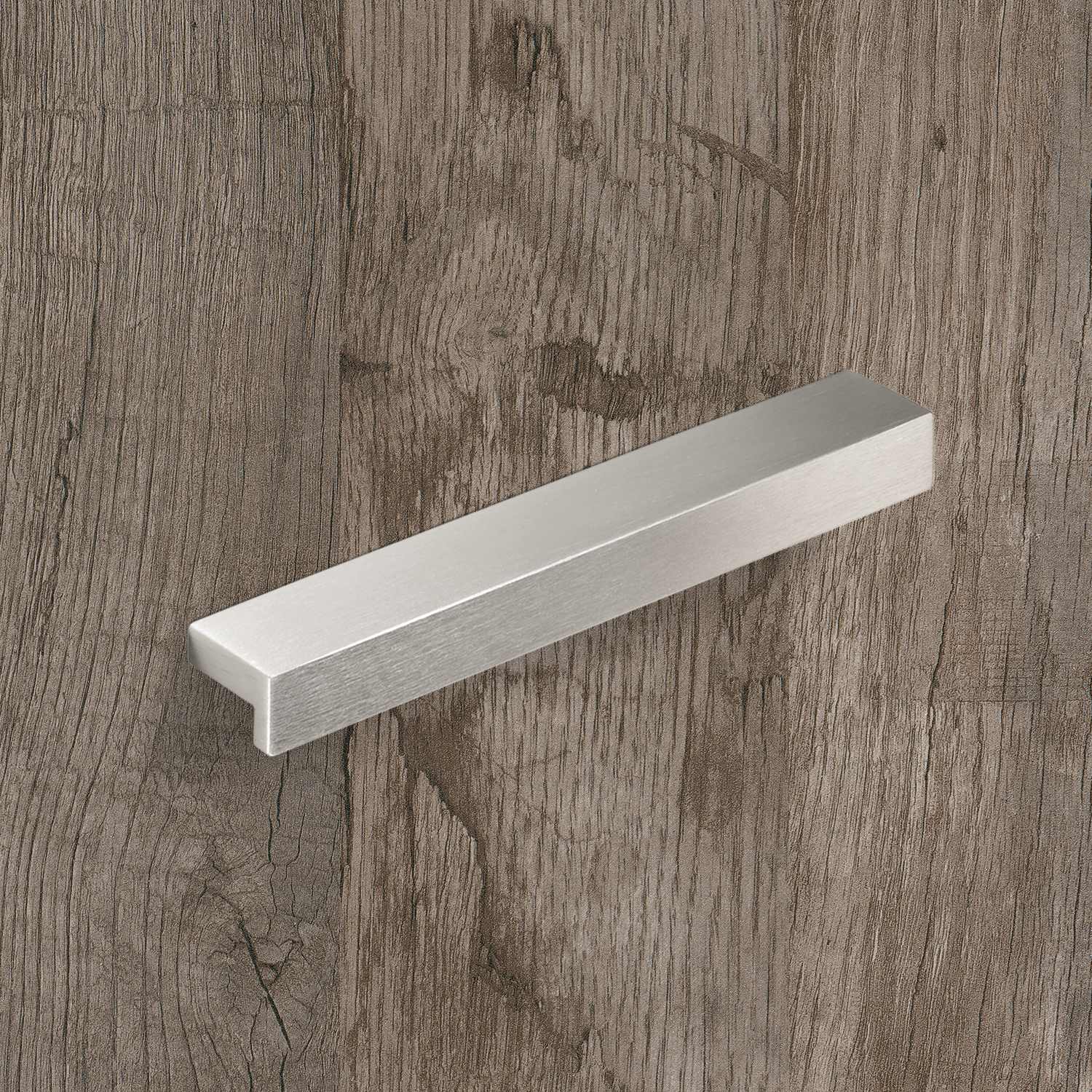 HETTICH Griff Rovigo, •–• 224, L 239 mm, B 16 mm, H 25 mm, Edelstahl Optik gebürstet, 9113300 HETTICH Griff Rovigo, •–• 224, L 239 mm, B 16 mm, H 25 mm, Edelstahl Optik gebürstet, 9113300