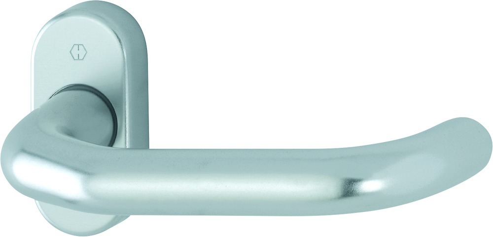 HOPPE® FH Drücker-Halbgarnitur ohne Schlüsselrosette Paris FS-138GF/55, Aluminium, 8171456