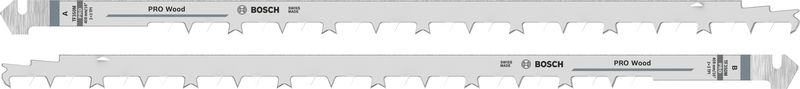 BOSCH Sägeblattsatz TF 350 M, HCS, 2-teilig, für Holz