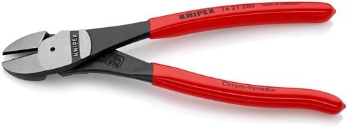 KNIPEX Kraftseitenschneider L.200mm Form 2 Ku.-Überzug KNIPEX