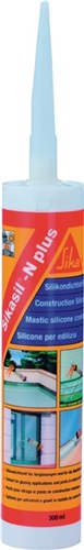 SIKA Silicondichtstoff SIKASIL N plus grau 300 ml Kartusche SIKA