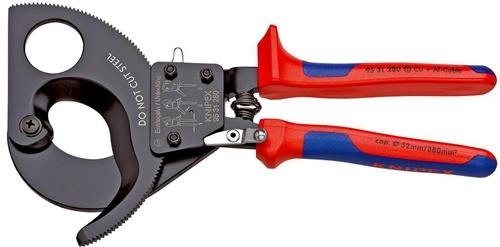 KNIPEX Kabelschneider Gesamt-L.280mm max.52 (380 mm²)mm Mehrkomp.-Hüllen KNIPEX