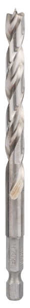 BOSCH Holzspiralbohrer mit 1/4 Zoll-Sechskantschaft, 8 x 75 x 117 mm