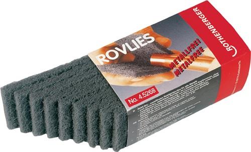 ROTHENBERGER Reinigungsvlies Rovlies grau L.130mm B.60mm ROTHENBERGER