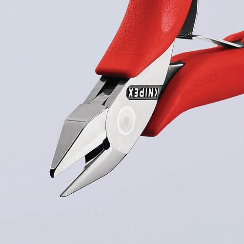 KNIPEX Elektronik-Seitenschneider L.115mm Form 2 Facette nein Ku.-Überzug