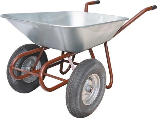 MÜBA Schubkarre Zweirad 85l Luftrad 24kg Stahlfelge m.Kugell.MÜBA