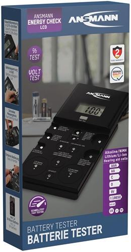ANSMANN Batterie-/Akkutester f.Akkus u.Batterien 1x9V Blockbatt.ANSMANN