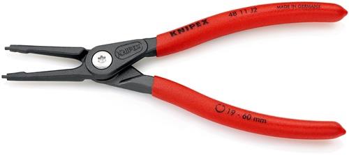 KNIPEX Präzisionssicherungsringzange J 2 f.Bohrungen D.19-60mm L.180mm KNIPEX