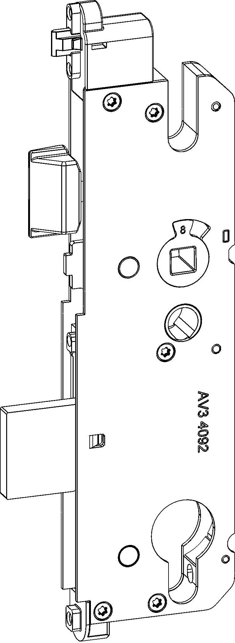 WINKHAUS Automatik STV StulpschieneT-G3 SK AV3 40 A9 94/8 KABA BL, WINKHAUS Automatik STV StulpschieneT-G3 SK AV3 40 A9 94/8 KABA BL,